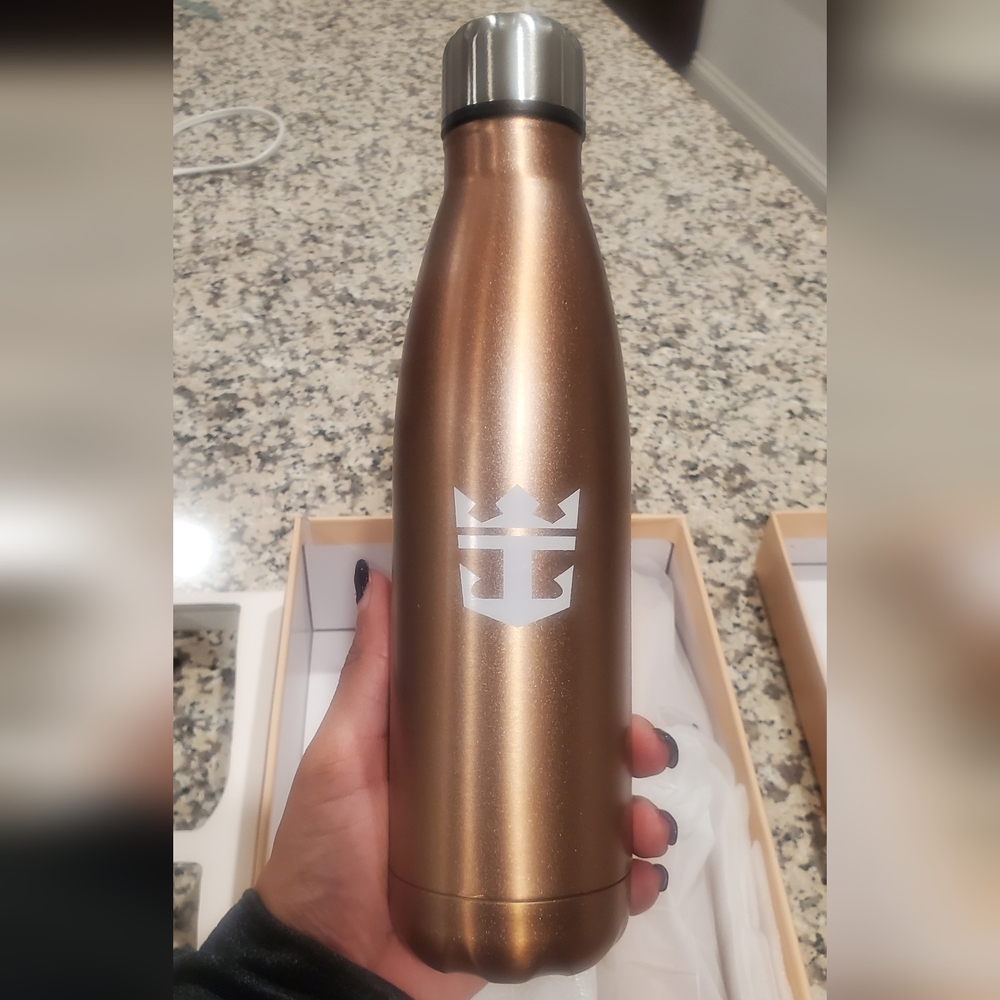 Rose Gold Insulated Water Bottle
